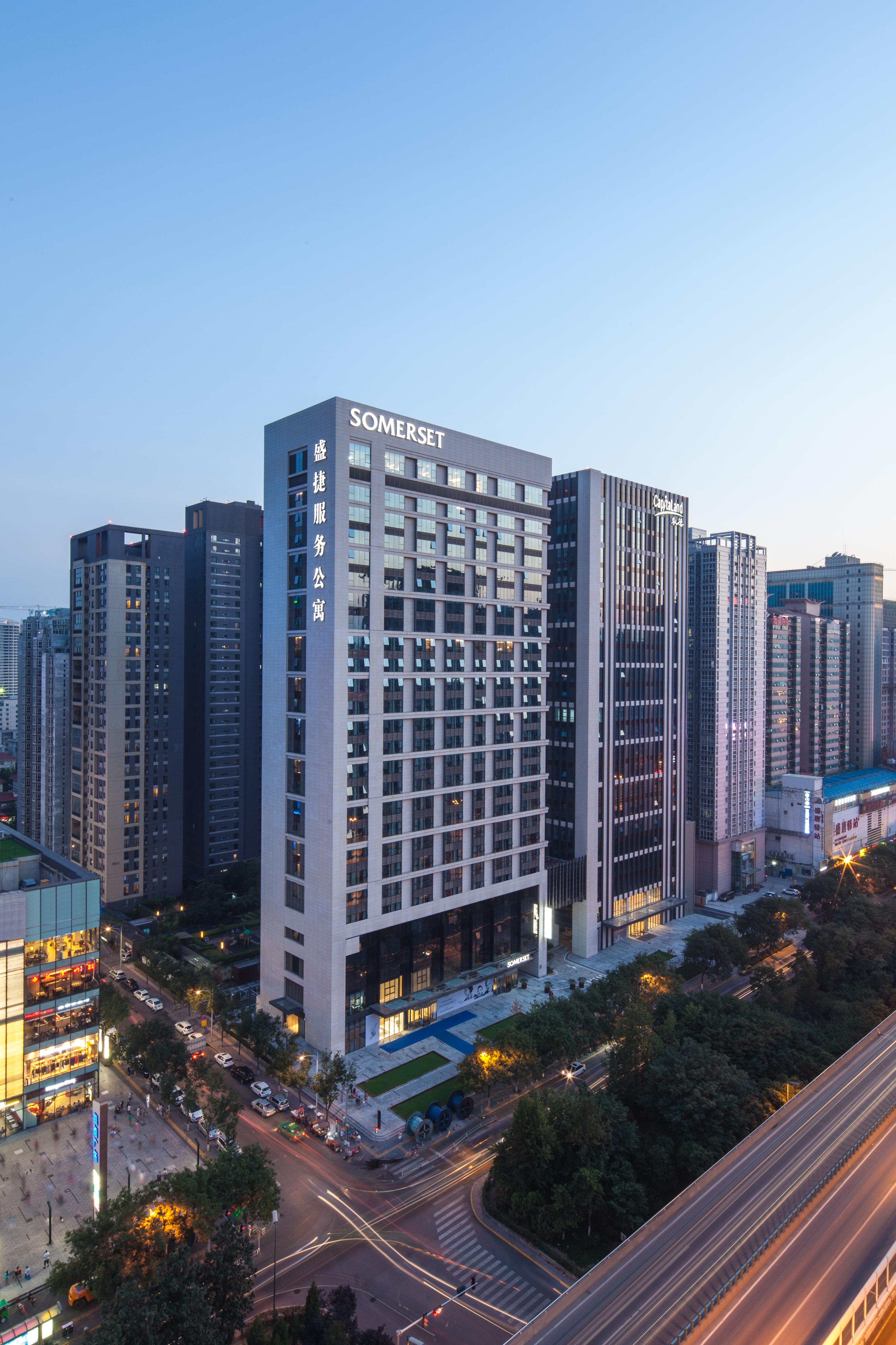 ซัมเมอร์เซ็ต ซินตี้เฉิง ซีอาน Hotel ภายนอก รูปภาพ