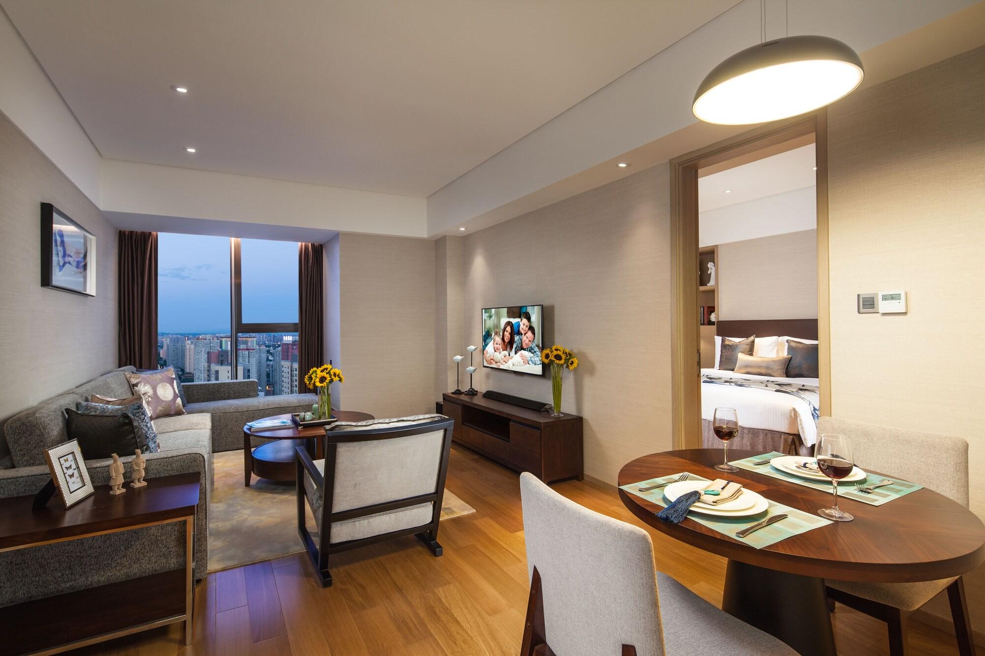 ซัมเมอร์เซ็ต ซินตี้เฉิง ซีอาน Hotel ภายนอก รูปภาพ
