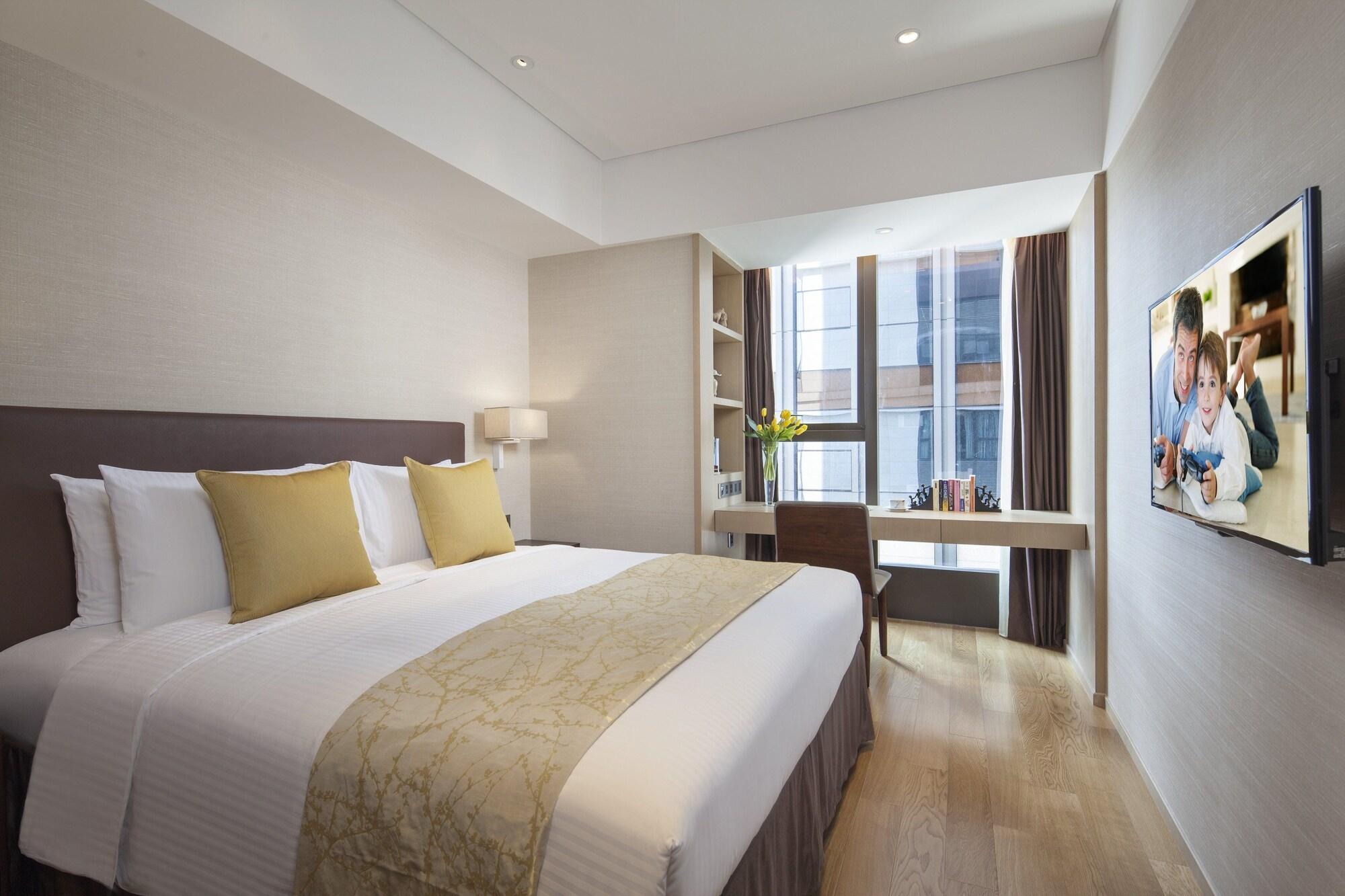 ซัมเมอร์เซ็ต ซินตี้เฉิง ซีอาน Hotel ภายนอก รูปภาพ